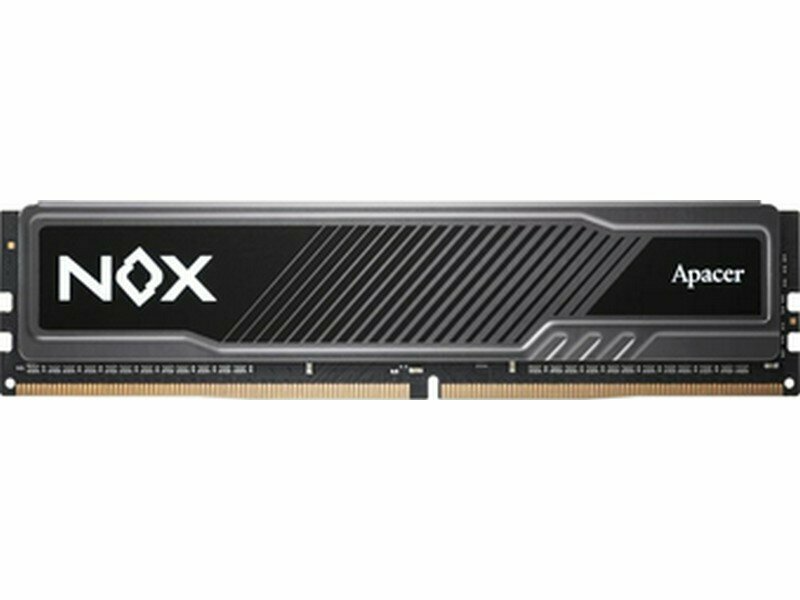 Оперативная память Apacer DDR4 8GB 3200MHz DIMM NOX Black Gaming Memory (PC4-25600) CL16 1.35V Intel XMP 2.0, Heat Sink (Retail) 1024*8 3 years (AH4U08G32C28YMBAA-1)