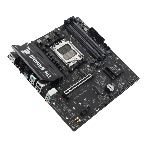 Материнская плата ASUS TUF GAMING A620AM-PLUS, AM5, A620A, 4*DDR5, 4*SATA, 2*M.2, 2*USB 3.2, 4*USB 2.0, 1*PCIx16, 1*PCIx1, 2*DP+HDMI, mATX;