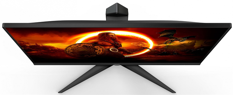 23,8' AOC Q24G2A/BK 2560x1440, WLED, 16:9, IPS, 350 cd, 1000:1, 80M:1, 4ms, 178/178, HDMI 2.0, DP, 165 Hz, Tilt, HAS, VESA, Внутр, Black, 3y