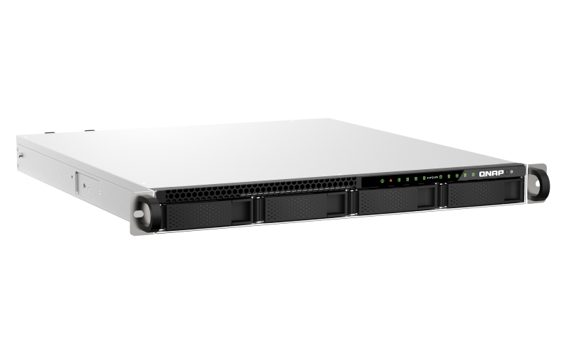 Система хранения данных QNAP ENTERPRISE 1U/9bay 4C 3,4GhzCPU/16Gb(upto128Gb)/upto 265HDD with TL-R1620Sep-RP/4xUSB3.2/1xExp.slot/2x2,5Gb 2x10Gb(BASE-T) /iSCSI/2xPS/no rail(RAIL-B02)/5YW TS-h987XU-RP-E2334-16G-EU-RU