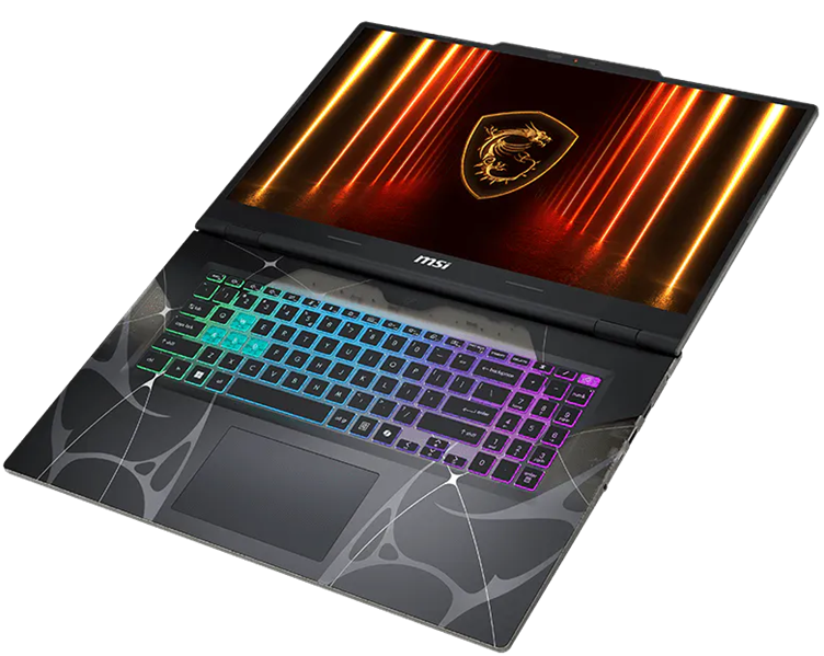ноутбук MSI Cyborg 17 B2RWGKG-286XRU Core 7-240H 17.3" FHD (1920*1080),144Hz DDR5 32GB (16GB*2),1TB SSD,NV RTX 5070 (8GB GDDR7),55.2Whr,2,5kg,Dos,1y,Translucent Black