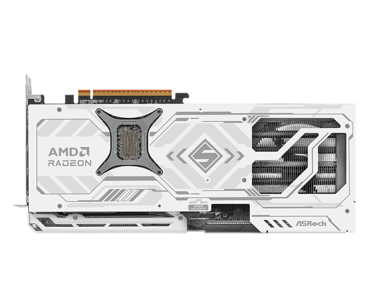 Видеокарта ASRock Radeon RX 9070 XT Steel Legend 16GB//RX 9070XT, HDMI, DP*3, 16G, D6
