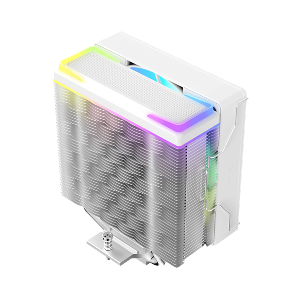 Кулер для процессора Ocypus Delta A40 SE WH ARGB, 120mm ARGB FAN, Top ARGB Panel, 4 HEAT PIPES, 4-PIN PWM, 800-1800 RPM, 31DBA, HYDRO BEARING, LGA115X/1200/1700/18XX, AM4/AM5
