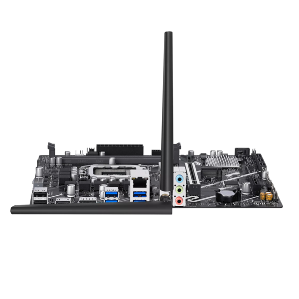 материнская плата ASUS PRIME B760M-F WIFI, LGA1700, B760, 2*DDR5, 4*SATA, 2*M.2, 4*USB 3.2, 2*USB 2.0, 1*PCIx16, 1*PCIx1, HDMI+DP, mATX; 90MB1N00-M0EAY0