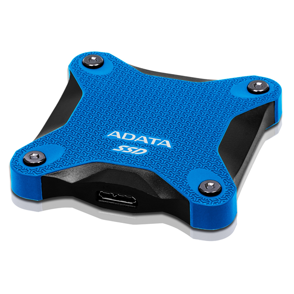 Внешний накопитель External SSD ADATA 1TB USB 3.2 Gen 2 (USB 10Gbps) R550/W480MB/s 3D NAND COLOR BOX blue