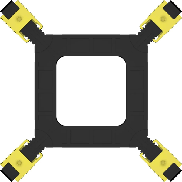 Кулер для процессора PCCooler R95S-I, 95mm FAN, AL, 4-PIN PWM, 900-2600 RPM, 31.1DBA, HYDRO BEARING, LGA 1851/1700/1200/115X