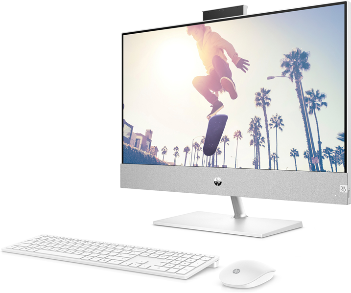 HP Pavilion I 24-ca1063ci NT 23,8" FHD(1920x1080) Core i5-12400T, 8GB DDR4 3200 (2x4GB), SSD 256Gb, Intel Internal Graphics, no DVD, Rus/Eng kbd&mouse wireless, 5MP Webcam, White,FreeDOS, 1Y Wty
