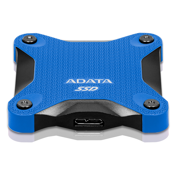 Внешний накопитель External SSD ADATA 1TB USB 3.2 Gen 2 (USB 10Gbps) R550/W480MB/s 3D NAND COLOR BOX blue