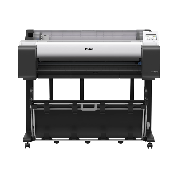 Широкоформатный принтер Canon imagePROGRAF TM-350 (36", A0, 5 цветов, A0 за 32 сек, 2400 x 1200 dpi, 2048 Мб, Диаметр втулки 2/3 дюйма, USB, Ethernet, Wi-Fi, печать на рулонах и листах, авторезак, подставка)