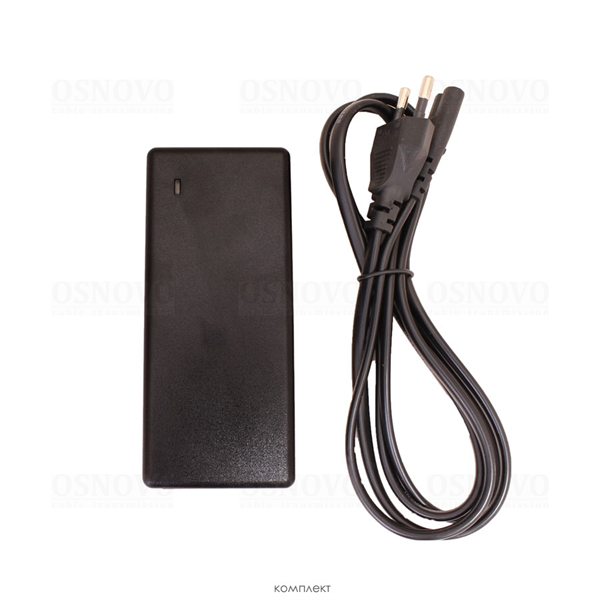 PoE-инжектор OSNOVO Midspan-1/300G PoE-инжектор Gigabit Ethernet на 1 порт, мощностью до 30W. Соответствует стандартам PoE IEEE 802.3af/at. (конт. 1,2(+); 3,6(-)). Автоматическое определение PoE устройств. Мощност