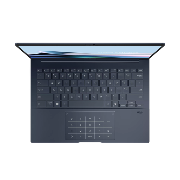 Ноутбук ASUS Zenbook 14 UX3405CA-PP1158 Intel Core Ultra 7 255H/LPDDR5X 16GB/1TB SSD/Intel Arc Graphics/14" OLED WQXGA+(WQ+) 2880X1800 16:10, WiFi 7+BT 5.4/Without OS /1.20 kg /Ponder Blue