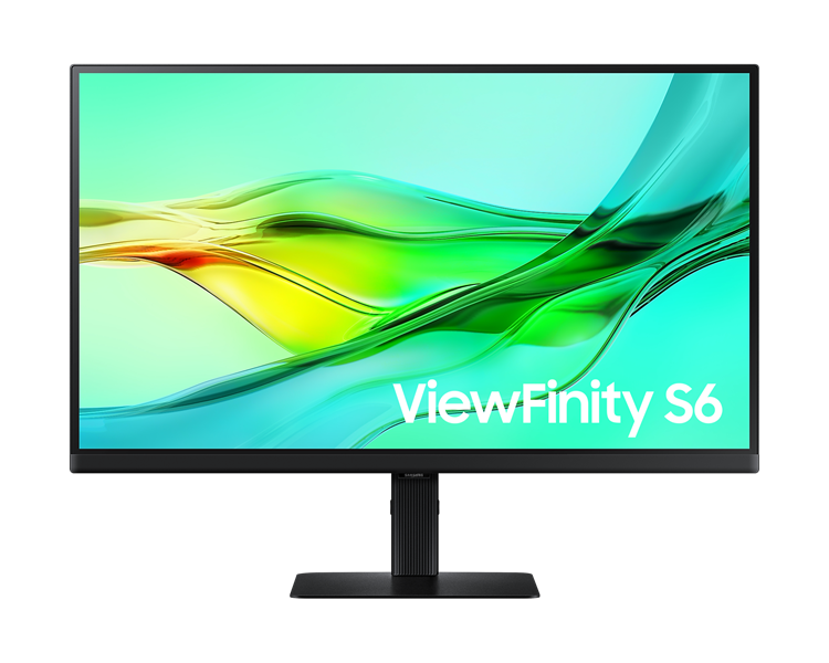 Монитор Samsung 27" ViewFinity S6 S60UD S27D604UAI IPS 16:9 2560x1440x100Hz 5ms 350cd 1000:1 1,07B 178/178 DP (IN); DP (OUT); HDMI; USB-C (90 Вт); USB3.0x3; RJ45; HAS Pivot Tilt Swiv VESA Black