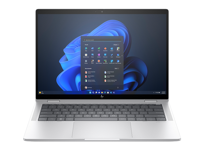 Ноутбук HP EliteBook x360 1040 G11 Core Ultra7-155H,14" WUXGA (1920x1200) Touch 400cd GG7 AG 5MP IR,32Gb LPDDR5x-7500,1Tb SSD NVMe,Wi-Fi 7+BT 5.4,68Wh,Al Case,ENG/RU Kbd Bl,FPS,1.39kg,1y,Win11Pro