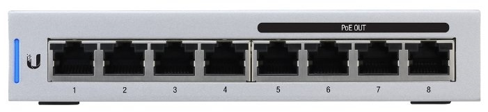 Коммутатор Ubiquiti UniFiSwitch,8-Port,60W,5-Pack,PowerSupplyIncluded