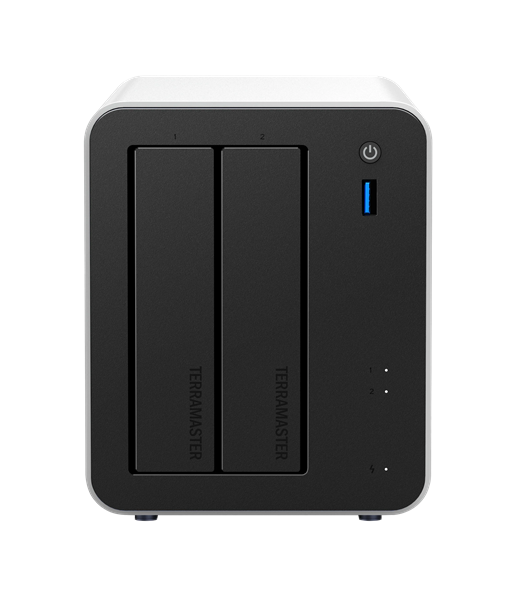 Система хранения данных TerraMaster F2-425 Plus tower NAS QC 3,4Ghz/8Gb(32)/TRAID,RAID0,1,10,5,6/up to 2 HDD SATA(3,5'/2,5')/3xM.2 2280 NVMe/3xUSB 10Gb(Type A) 1xUSB 10Gb(Type-C)/HDMI/2x5GbE RJ-45/1xPS/1YW(repl. F2-424)