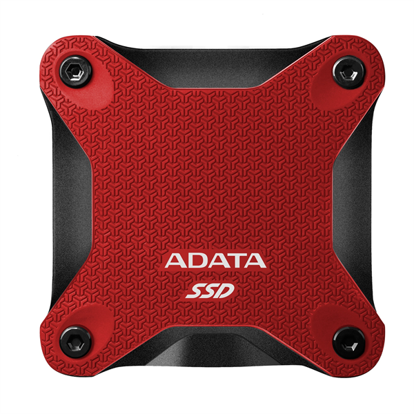 Внешний накопитель External SSD ADATA 512GB USB 3.2 Gen 2 (USB 10Gbps) R550/W480MB/s 3D NAND COLOR BOX red