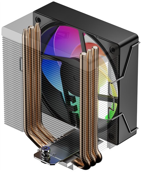 Кулер для процессора ID-COOLING SE-903-XT V2 ARGB LGA1851/1700/1200/115X/AM5/AM4 (30шт/кор, TDP 150W, PWM, 3 тепл.трубки прямого контакта, FAN 100mm, Addressable RGB LED) RET