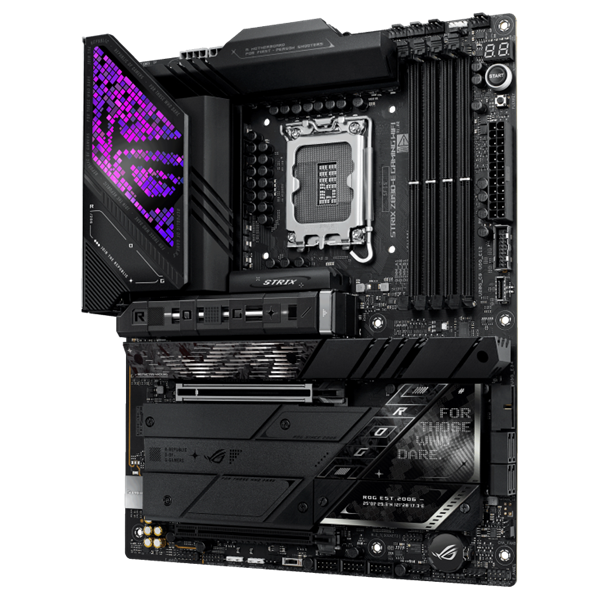 Материнская плата ASUS ROG STRIX Z890-E GAMING WIFI, LGA1851, Z890, 4*DDR5, 4*SATA, 7*M.2, 10*USB 3.2, 2*Type-C, 2*PCIx16, 2*Thunderbolt™ 4, HDMI+DP, ATX; 90MB1IM0-M0EAY0