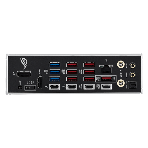 Материнская плата ASUS ROG STRIX Z890-E GAMING WIFI, LGA1851, Z890, 4*DDR5, 4*SATA, 7*M.2, 10*USB 3.2, 2*Type-C, 2*PCIx16, 2*Thunderbolt™ 4, HDMI+DP, ATX; 90MB1IM0-M0EAY0