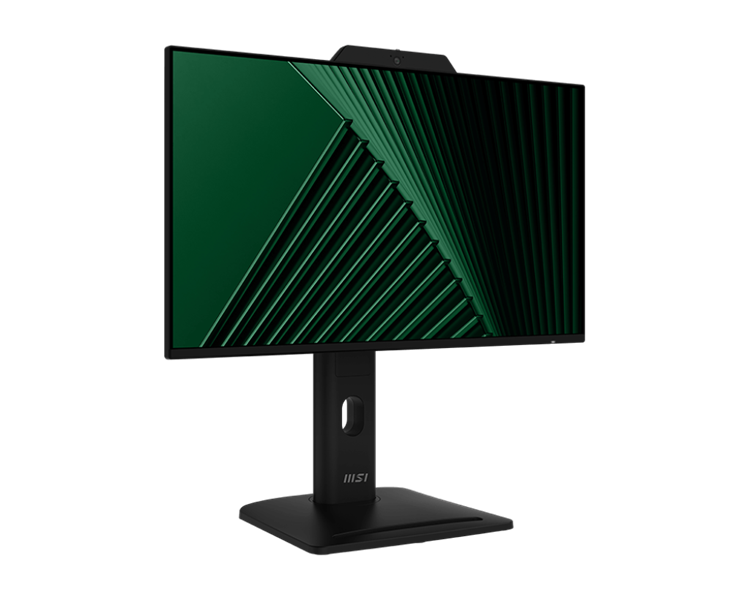 Монитор MSI PRO MP242PMG 23.8" 16:9 FHD(1920x1080) IPS Flat,Webcam,1ms(MPRT),1500:1,100M:1,300nit,1xHDMI,1xDP,1xVGA,2xUSB-A,1xUSB-B,Speaker,Tilt,Swivel,Height,Pivot,VESA,120Hz,Black,1y war-ty