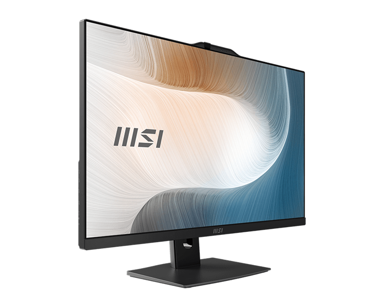 MSI Modern AM272P 1M AiO 27" FHD (1920x1080)IPS AG Non-touch, Core i3-100U (1.2GHz), 8GB DDR5(1x8GB),256GB SSD M.2,Intel UHD,WiFi,BT,camera,WirelessKB&mouse Eng/Rus,NoOS,1y war-ty,Black