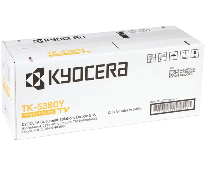 Тонер Kyocera Тонер-картридж TK-5380Y для ECOSYS MA4000cifx/MA4000cix/PA4000cx жёлтый (10000 стр.)