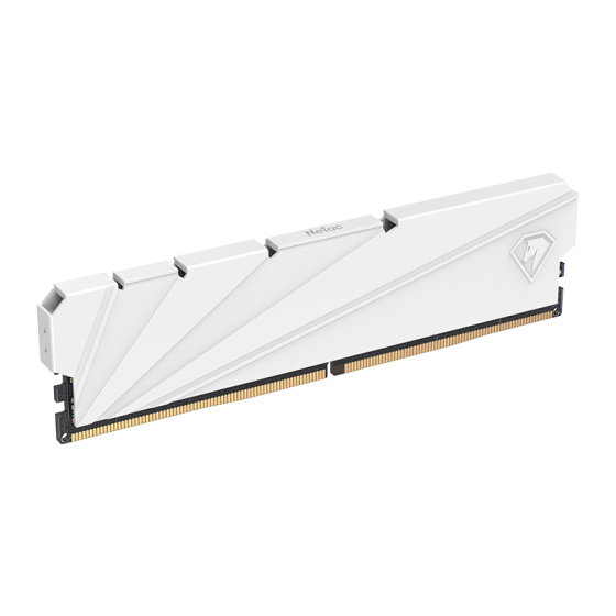 Оперативная память Netac Shadow S 8GB DDR4-2666 (PC4-21300) C19 19-19-19-43 1.2V Memory module (DIMM) White