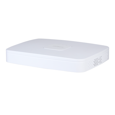 Видеорегистратор DAHUA 8-канальный IP-видеорегистратор с PoE, 4K и H.265+ Входящий поток до 160Мбит/с; сжатие: H.265+, H.265, H.264+, H.264; разрешение записи до 12Мп; накопители: 1 SATA III до 20Тбайт; воспроизведени