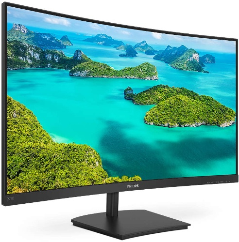 Монитор 23,8'' Philips 245E1S 2560x1440 WLED 16:9 IPS 250cd, 1000:1, 4ms, 50M:1, 178°/178°, VGA, HDMI, DP, 75Hz, Titl, External, VESA, Black, 3y
