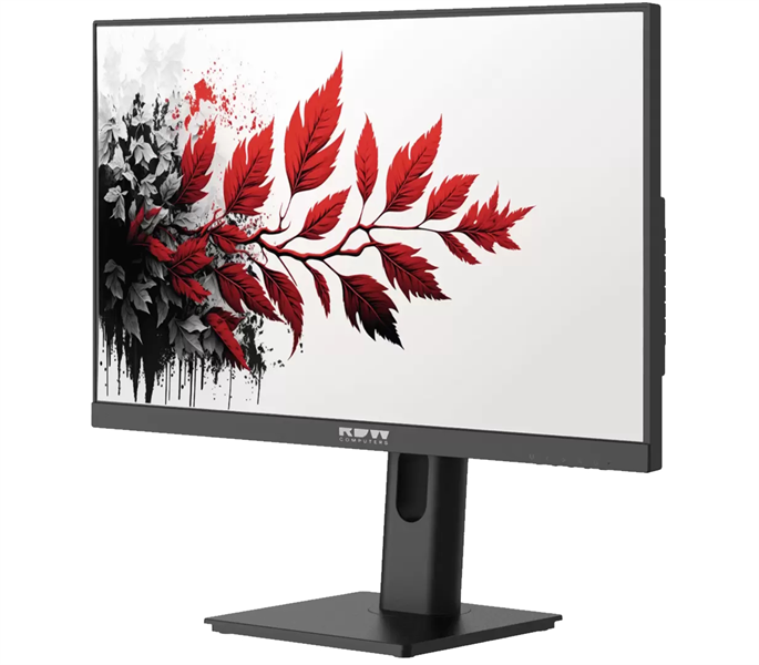 Монитор RDW2701K ЕМТЦ.467846.017-01 2560x1440(QHD) IPS 27"100Hz 1мс 178°/178 350cd HDMI DP Type-C/65W Рег. по высоте, Портретный режим, Поворот вокруг своей оси(лево/право), наклон, внутр.БП, Динамики, черный