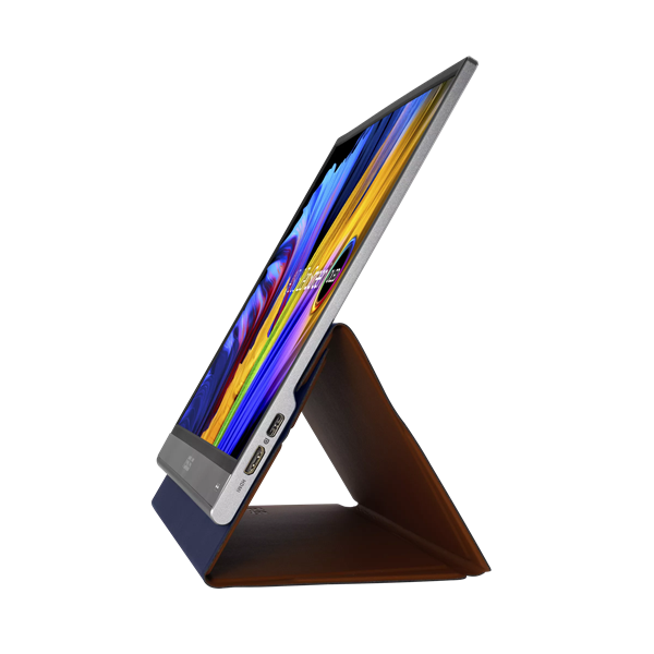 ASUS 13.3" MQ13AH OLED USB-Portable Monitor, 1920x1080, 5ms, 250cd/m2, 1000:1, 178°/178°, Mini-HDMI, USB Type-C, HDR10, 60Hz, Pivot Auto-Rotate, Antibacterial treatment, DarkGray, 90LM07EV-B01170