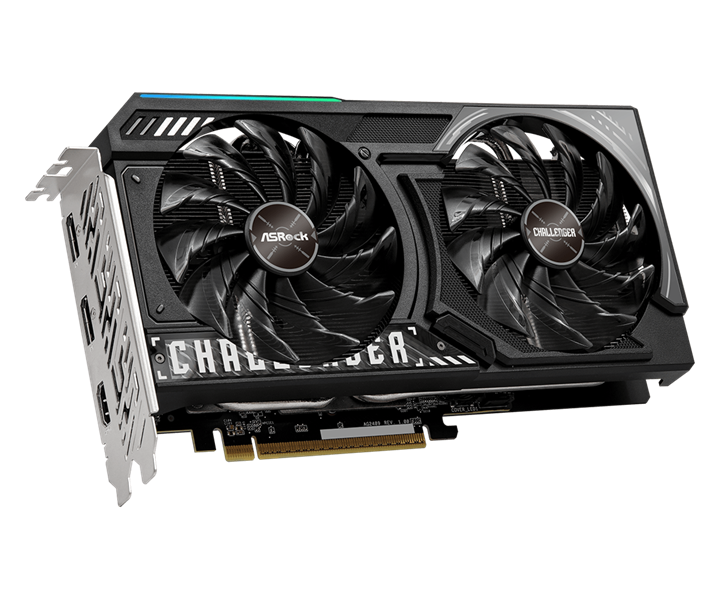 Видеокарта ASRock Radeon RX 9060 XT Challenger 16GB OC//RX 9060XT, HDMI, DP*2, 16G, D6