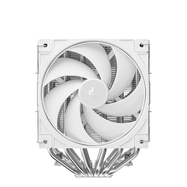 Кулер для процессора DEEPCOOL AG620 G2 WH LGA1954/1851/1700/AM5/AM4 (9шт/кор, TDP 270W, PWM, DUAL Black Fan 120mm, 6 тепл. трубок, белый) RET (R-AG620-WHNPMG2-G)