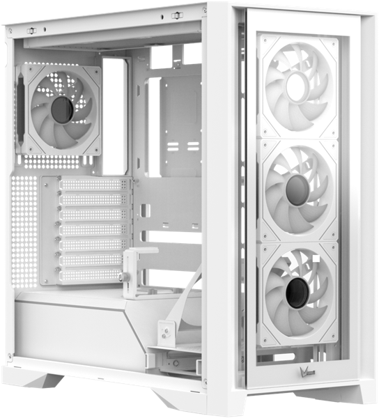 корпус Formula V Line Air Power G8 White, ATX, Dual Front Panels, TYPE-C*1, USB3.0*1 (замят угол)