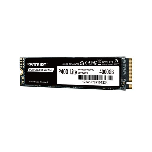 Твердотелльный накопитель Patriot SSD P400 Lite 1TB M.2 2280 NVMe PCle 4.0 x4 R3500/W2700 TBW 560TB 3D NAND with HS