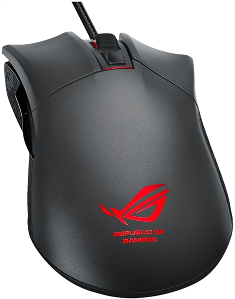 Мышь ASUS ROG GLADIUS II CORE, 92,5g, Wired, 6,2K DPI Sensor, 6 Programmable Buttons, Black