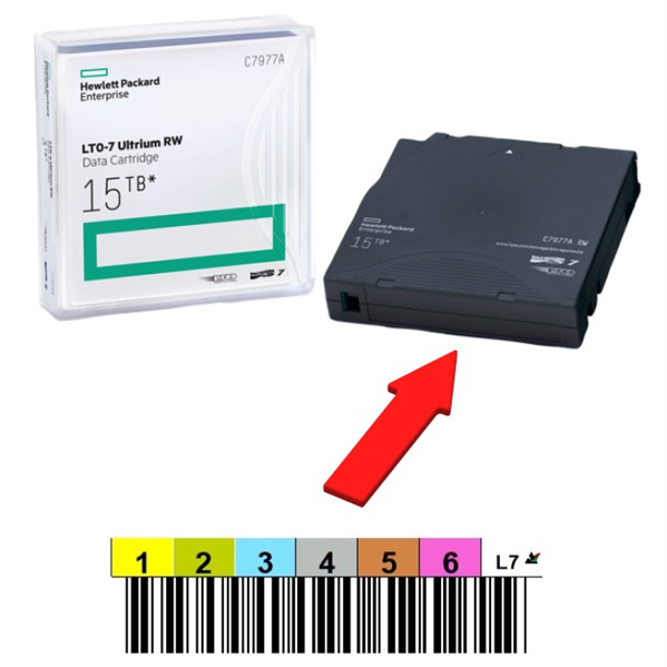 Ленточный картридж HPE LTO-7 Ultrium 15TB RW Data Cartridge (without label)