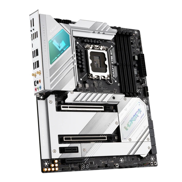 Материнская плата MAXSUN MS-iCraft Z790 WIFI, LGA1700, Z790, 4*DDR5, 4*SATA3, 4*M.2, 4*USB 3.2, 4*USB 2.0, Type-C, 1*PCIEx16, 2*PCIEx4, 1*PCIEx1, HDMI+DP, ATX