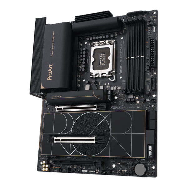 Материнская плата ASUS PROART Z890-CREATOR WIFI, LGA1851, Z890, 4*DDR5, 4*SATA, 5*M.2, 6*USB 3.2, 1*USB 2.0, Type-C, 3*PCIx16, DP+HDMI, ATX; 90MB1JD0-M0EAY0