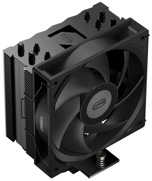 Кулер для процессора PCCooler RT400 BK, 120mm FAN, 4 HEAT PIPES, 4-PIN PWM, 500-2200 RPM, 34.9 DBA, HYDRO BEARING, LGA 1851/1700/1200/115X, AMD AM5/AM4
