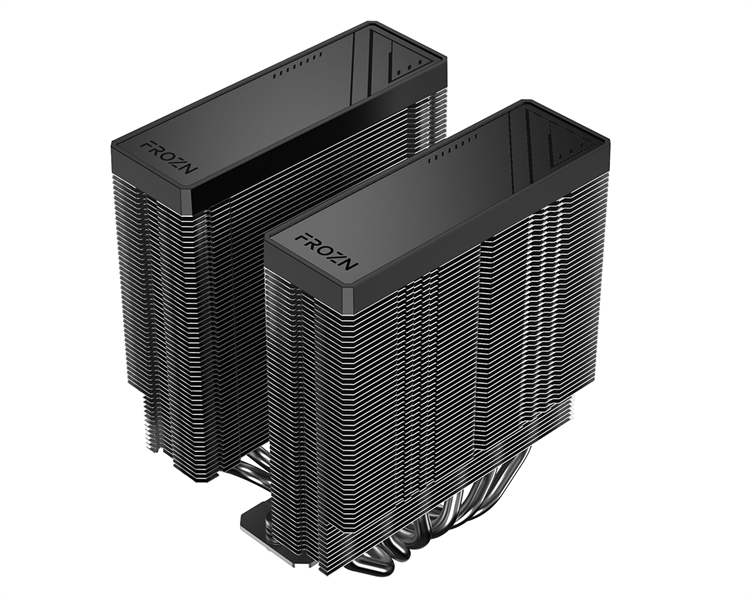 Кулер для процессора ID-COOLING FROZN A620 PRO SE LGA1700/1200/115X/AM5/AM4 (6шт/кор, TDP 260W, PWM, черный, 6 тепл.трубок + медная база, DUAL FAN 120mm) RET