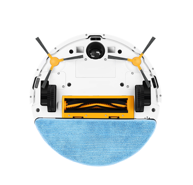 Робот-пылесос с LIDAR (лазерный дальномер) навигацией Robot vacuum IRBIS Peach 0421,3000 mAh,28W,3000Pa, Hyrpscope,White, charging stat, power adapter, roller brush & cloth for wet, water tank, dust collector, brushe (незначительное повреждение коробки)