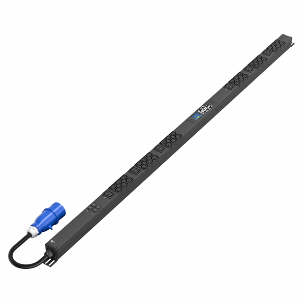 Блок распределения питания SMARTWATT PDU P-series Metered, 0U, 1Ф 32A, 7,68кВА, выход - 36xC13+6xC19, вход IEC 309, кабель 2М, 4512020450058 (PMI13S2CBO366S)