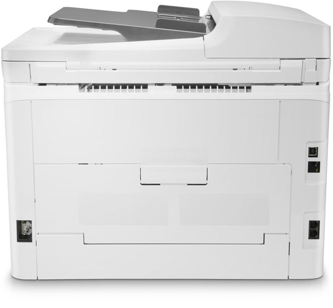 Многофункциональное устройство HP Color LaserJet Pro MFP M183fw (p/c/s/f ,A4, 16ppm, 256Mb, ADF35, USB, WiFi/ Fast Ethernet10/100 Base-TX,1 tray 150, 1year warr,cartridge 800&700 cmy in box,R (незначительное повреждение коробки)