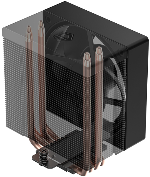 Кулер для процессора ID-COOLING SE-904-XT ARGB BLACK LGA1851/1700/1200/115X/AM5/AM4 (16шт/кор, TDP 180W, PWM, 4 тепл.трубки прямого контакта, FAN 100mm, Addressable RGB LED) RET