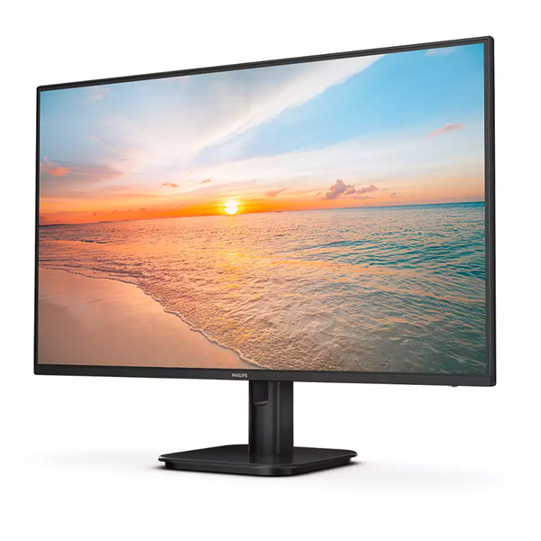 27" Philips 27E1N1100A 1920x1080, WLED, 16:9, IPS, 250cd, 1300:1, MID, 4ms, 178/178, VGA, HDMI, 100Hz, Speakers, Tilt, Внутр, VESA, Black, 3y