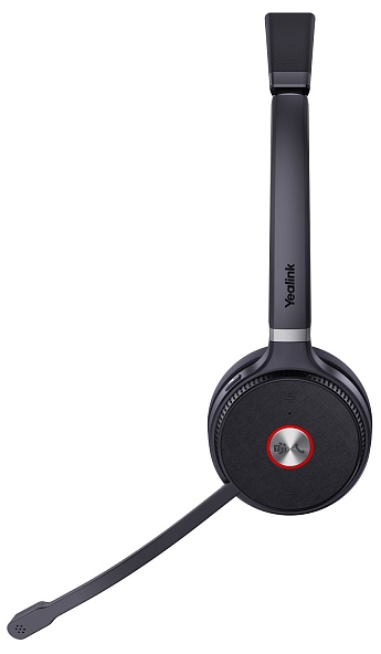 Гарнитура YEALINK WH62 Dual Portable UC Дуо, Беспроводная, HD звук, 120м DECT, Шумоподав, USB-адаптер
