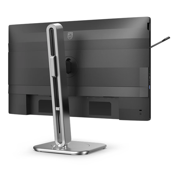 Монитор 23,8" Philips 24B2N4200 1920x1080, WLED, 16:9, IPS, 300cd, 1500:1, 4ms, 178/178, VGA, HDMI, DP, USB Hub, Speakers, 120Hz, Tilt, HAS, Swivel, Pivot, Внутр, VESA, Black, 3y