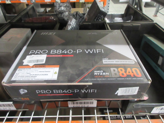 Материнская плата MSI PRO B840-P WIFI ,B840,AM5,4DDR5,5PCI-Ex16,2M.2,4SATA3,2USB10G(1A+1C),5USB5G