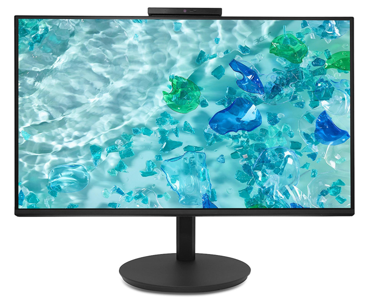 Монитор 23,8'' ACER Vero CB242YD6bmiprcx, IPS, 1920x1080, 1 / 4ms, 250cd, 120Hz, 1xVGA + 1xHDMI+ 1xDP + SPK + Audio In/Out + Webcam 5M/Mic array, Speakers 5Wx2, hadj 165, Vesa:100x100